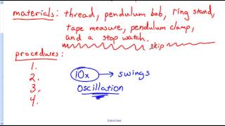 Gravity Pendulum Lab Conclusion 10th Grade Physical Science