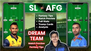 SL vs AFG Dream11 Team Prediction, AFG vs SL Dream11, Srilanka vs Afghanistan Dream11: Fantasy Tips