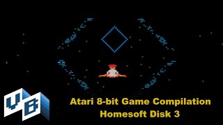 Atari 8bit Homesoft Game Compilation Disk #3