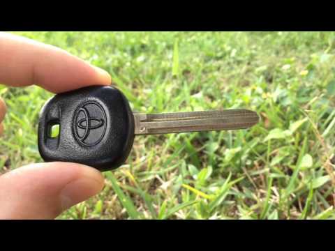 How To Program Toyota Chip Key: Camry Sienna Corolla Highlander 4Runner Solara Matrix FJ Cruiser tC