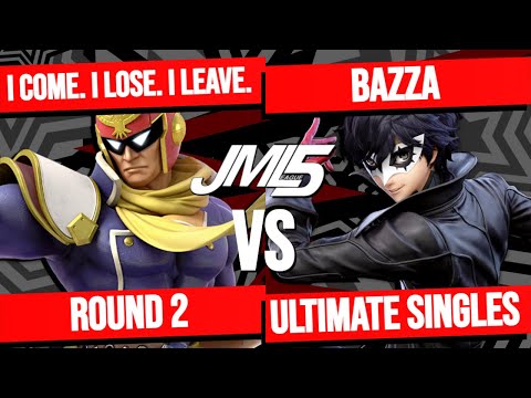 i come. i lose. i leave. (Cloud, Captain Falcon) vs Bazza (Joker) - JMLeague5 Round 2