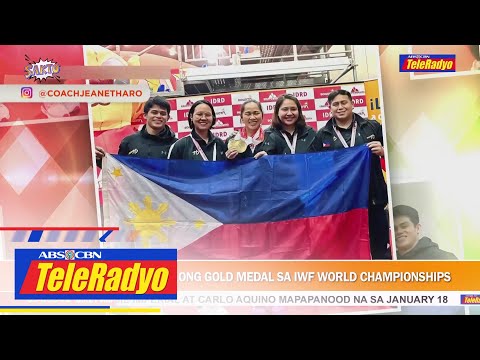Hidilyn Diaz wagi ng tatlong gold medal sa IWF world championship | SAKTO (9 Dec 2022)