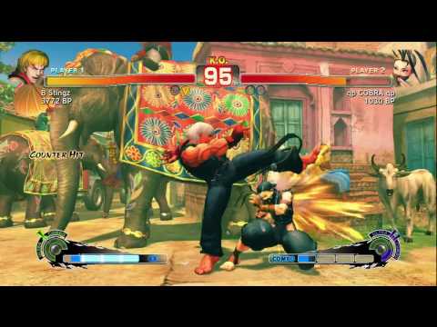 Super Street Fighter 4 - B Stingz vs qp COBRA qp