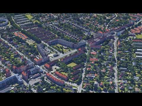 Søborg Torv i 4K med Google Earth Studio