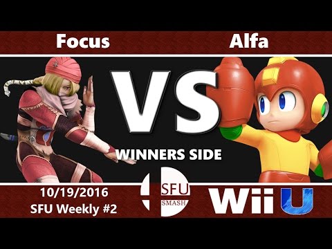 SFU #2: WR2 - Focus (Sheik) vs Alfa (Megaman, Mewtwo)
