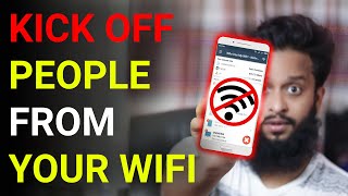 How To KICK People Off Your WIFI on Android Phone! Detect Intruder & Block From Your WiFi Network!