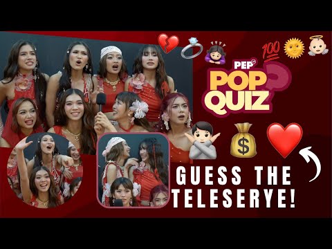 COMPETITIVE! Is BINI familiar with Kapamilya Teleseryes? | PEP Pop Quiz