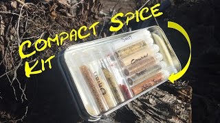 Spice kit for Bushcraft, Hiking, Backpacking, Survival