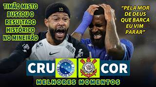 O CABULOSO PIPOCOU | Cruzeiro x Corinthians | Melhores Momentos | Brasileirão | 25/02/2026