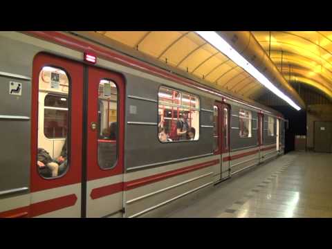 Metro Praha / Prague at station Jinonice Linka B HD
