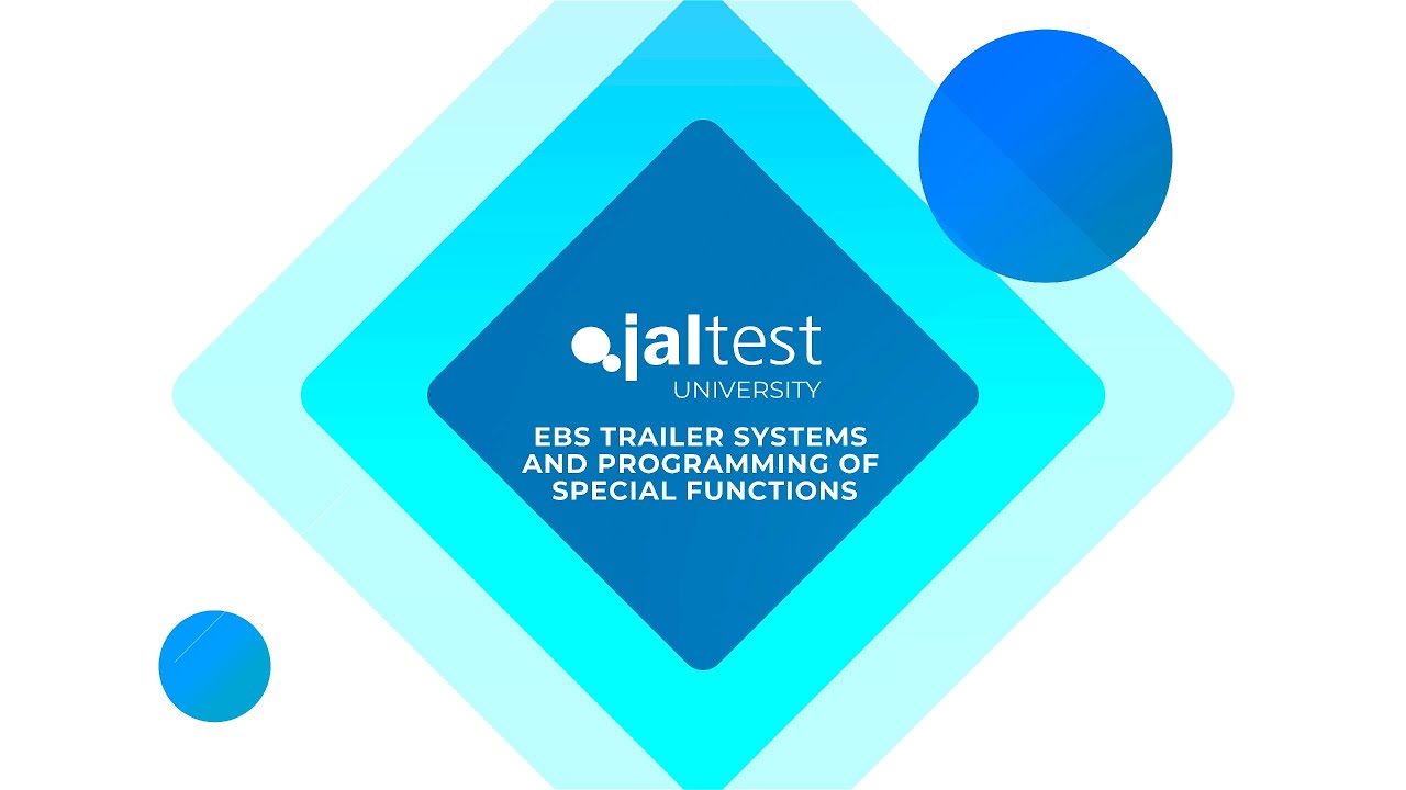 C1002-EBS trailer. Diagnosis and configuration of parameters