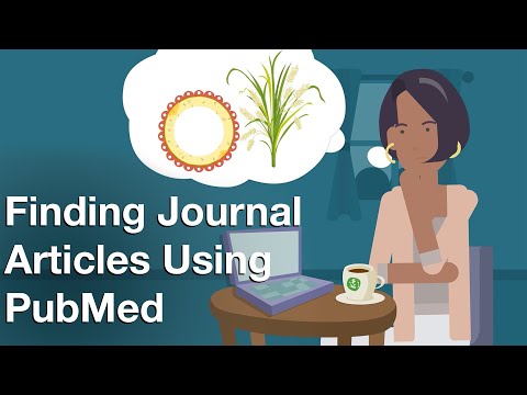 Finding Journal Articles Using Pubmed