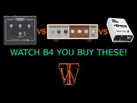 Mesa Cab Clone IR+ vs Ox Box vs Two Notes Captor X