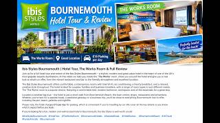ibis Styles Bournemouth – The Works Room Tour & Hotel Review | Is It Worth It? £
