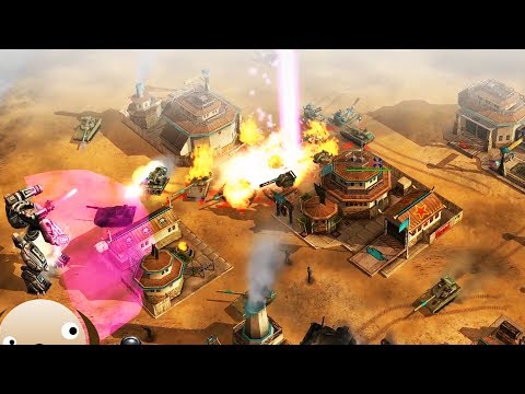 Robot General Vs 7 China Tank General 1vs7 Insane AI C&C Zero Hour Contra Mod