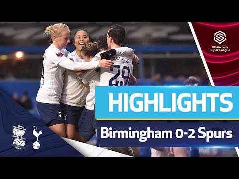 Neville & Percival secure back-to-back wins! WOMEN'S HIGHLIGHTS | Birmingham 0-2 Spurs