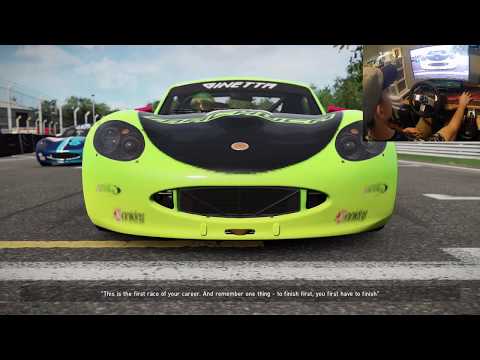 Project CARS 2 - New Career Race 1 (FULL Race) - Logitech G27 Gameplay - 10 Second Lead!!