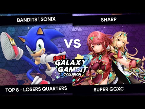 Super GGxC - Bandits Sonix (Sonic) vs Sharp (Pyra Mythra, Wolf) - Top 8 - Losers Quarters