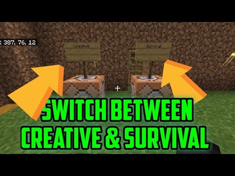 Minecraft How To Make A 100% Survival World With Full Access To CREATIVE (And Still Get Achievement)