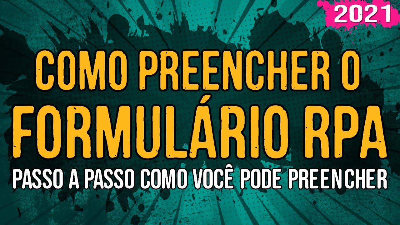 Como Preencher o Formulário Recibo de Pagamento a Autônomo ou RPA?