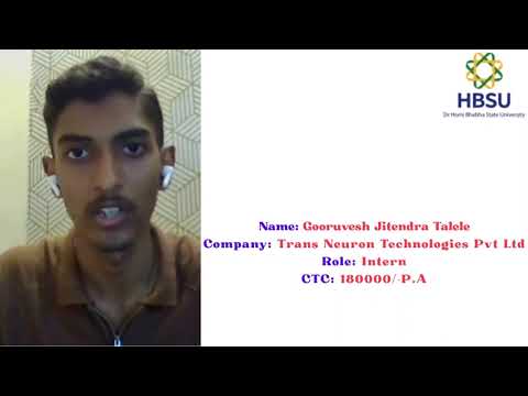 Watch Goorvesh's Journey at HBSU video