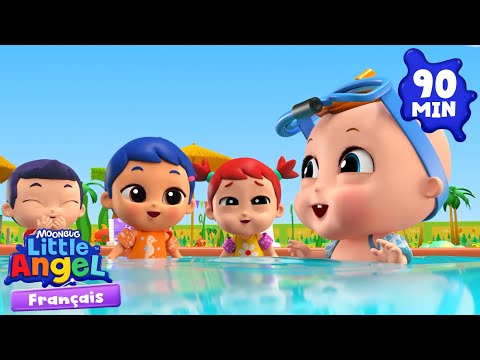 Cinq Petits Bébés | Comptines avec Bébé Louis | Little Angel Français