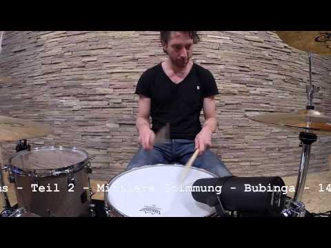 Cube Drums - bubinga 14x5,5 - Teil 2 mid - www.drumxound.de