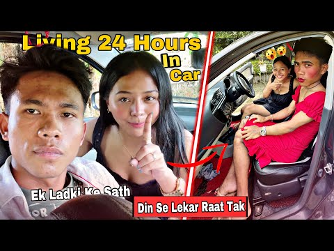 Living 24 Hours In Car 🚙 ll Challenge ll B Boys