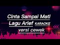 ARIEF CINTA SAMPAI MATI KARAOKE Versi Cewek