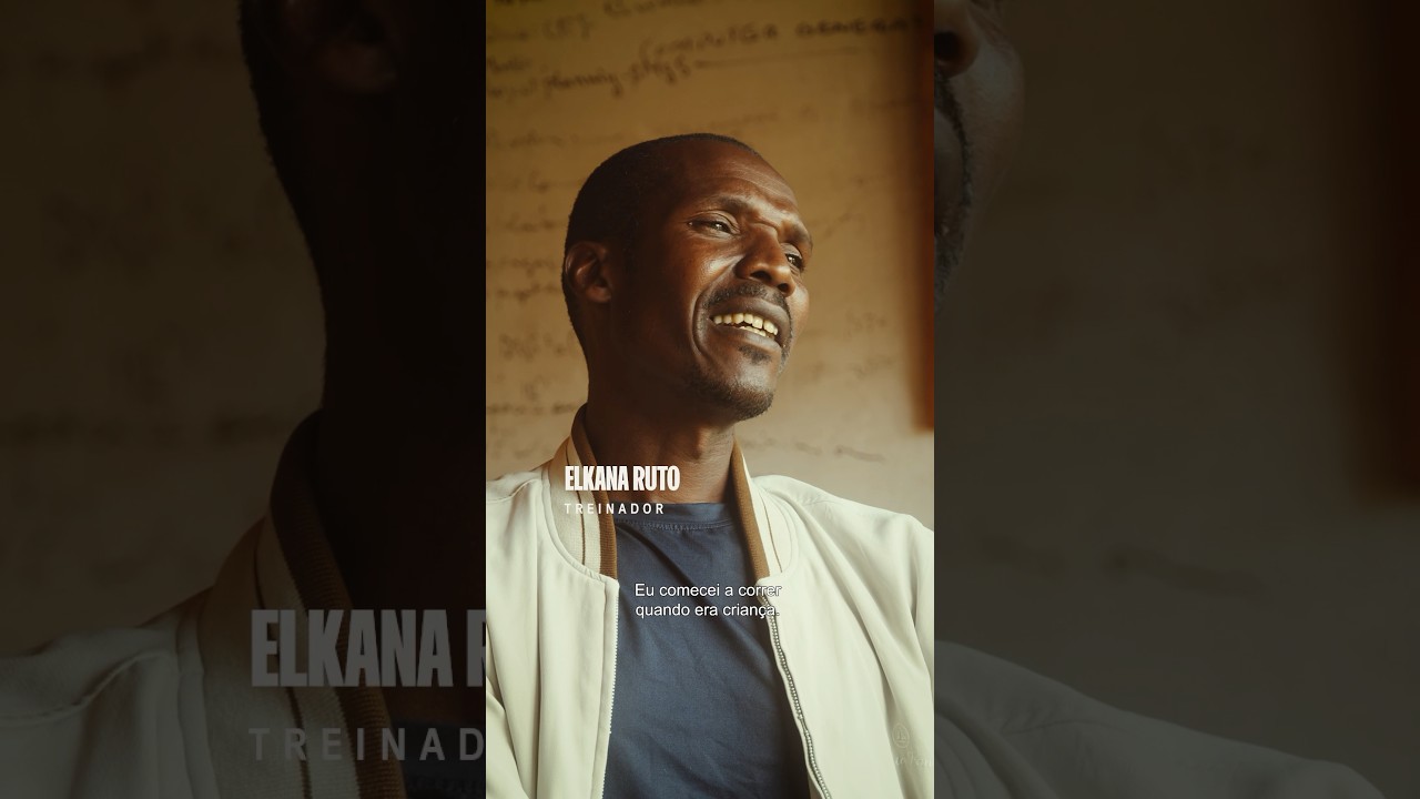 Esse é Ruto, o treinador que esteve à frente da preparação do time Olympikus na Terra dos Campeões.