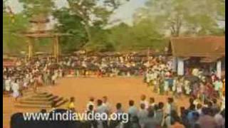 Aryankavu pooram - festival in the jungle