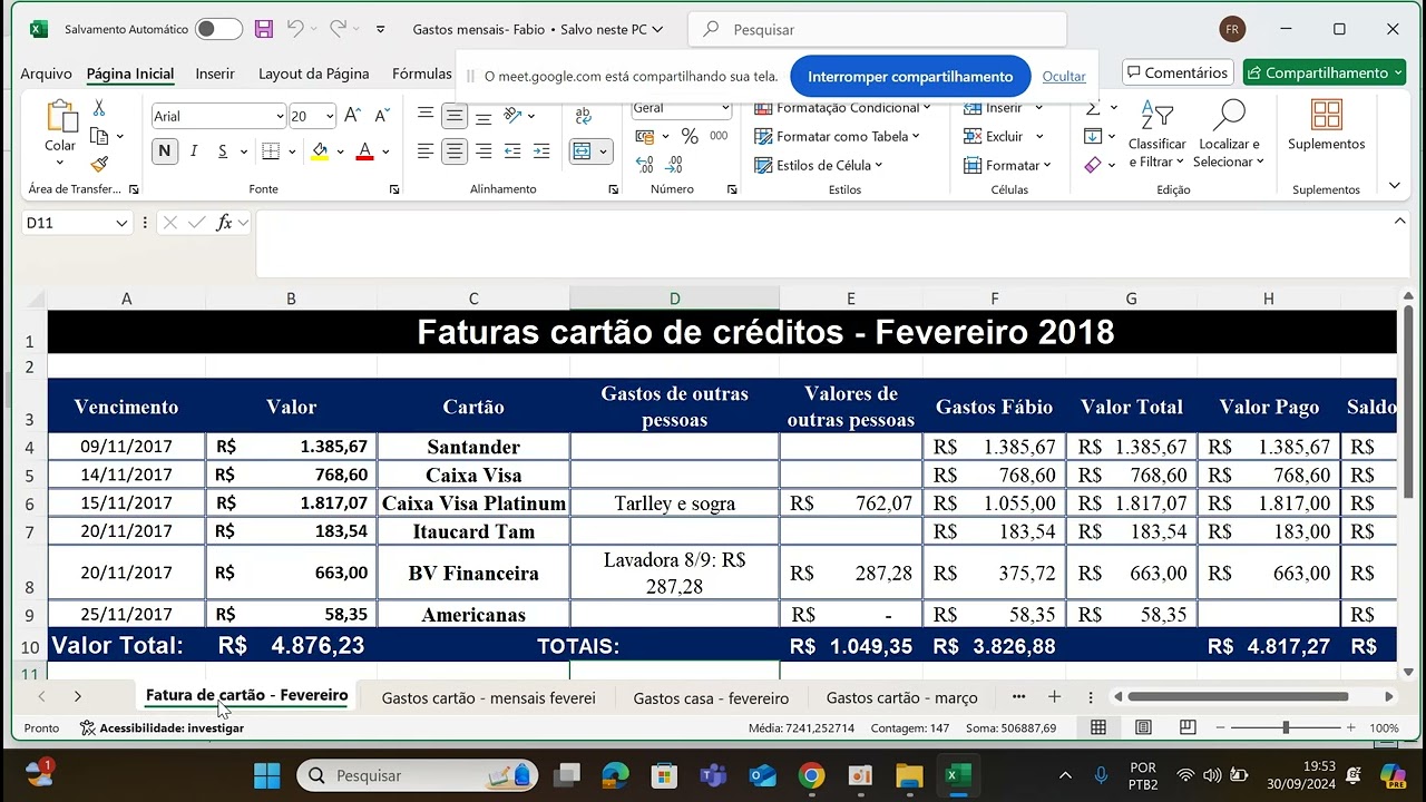 Aula 07: Dicas sobre o Excel
