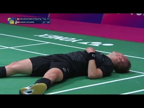 Match Point - Anders Antonsen vs Hans-Kristian Solberg Vittinghus - MS SF #EBC21​