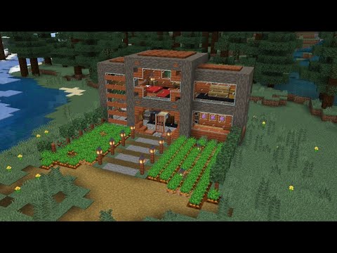 Minecraft Wood House Build Tutorial - Insane Tips & Tricks!