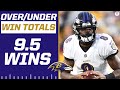 2022 NFL Over/Under Predictions: Ravens 9.5 wins [Expert Breakdown] | CBS Sports HQ