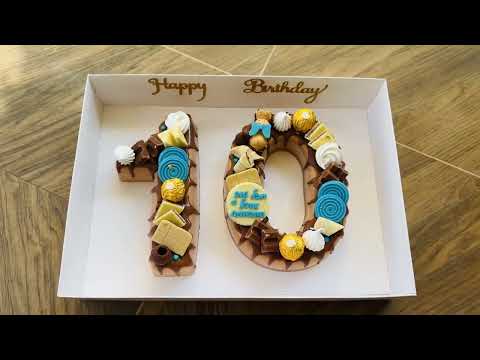 עוגת מוס מספרים 10 - תמונה מהסרטון