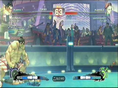 SSF4 Cammy vs Honda 4 5-11-10 Endless battle