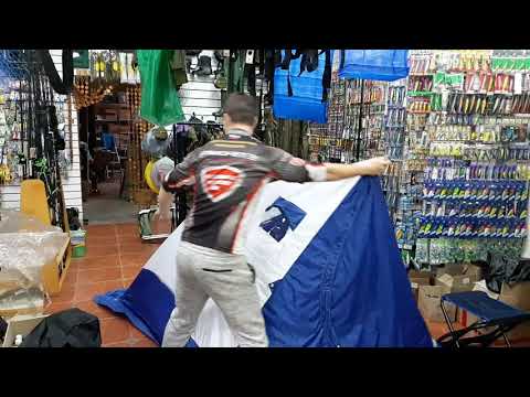 Обзор зимней палатки 2-скатной от 'Следопыт'.НОВИНКА!!!