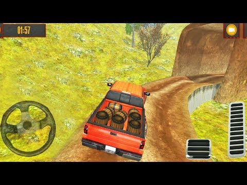 Off - Road Pickup Truck Simulator Game - Trick to clear Level-4 | Jeep Truck Racing Game