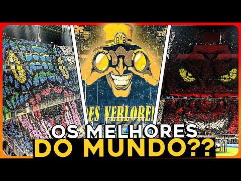 Top 10 MELHORES Mosaicos do Futebol Mundial