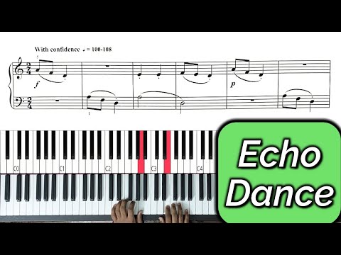 TRINITY Piano Initial Grade - ECHO DANCE | 2021 - 2023 | Sheet Music | Naomi Yandell