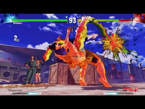 SFV   Stiqman (Alex) vs Chun Li