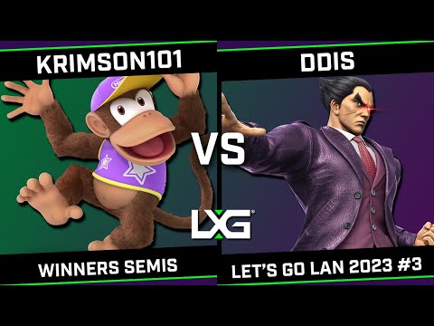 Krimson101 (Diddy Kong) vs DDIS (Kazuya/Dr. Mario) - LXG Let's Go LAN 2023 #3
