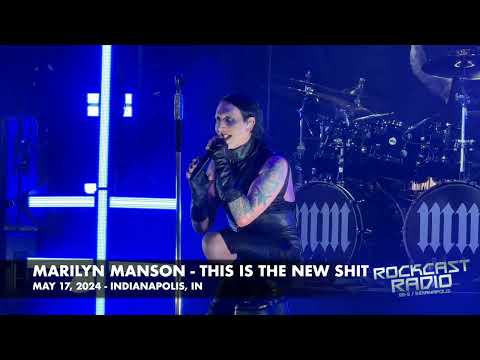 Marilyn Manson Performs "This Is The New Shit" in Noblesville, IN on May 17, 2024