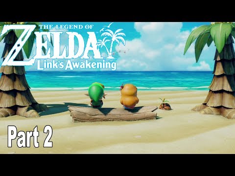 The Legend of Zelda: Link's Awakening Remake - Gameplay Walkthrough Part 2 No Commentary [HD 1080P]