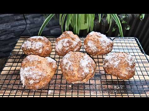 Dinkelbrötchen, ohne Hefe! Blitzrezept in 5 Minuten! Knusprig und lecker! #159