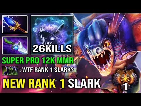 NEW RANK 1 SLARK Brutal Mana Burn 100% OP Max Agility EZ Counter Everyone 12K MMR Dota 2