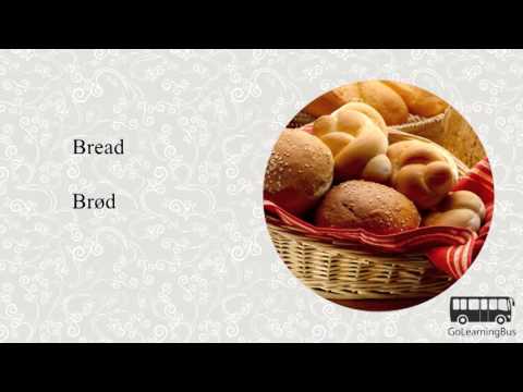 Learn Danish Visual Dictionary - Food via Videos by GoLearningBus(3C)