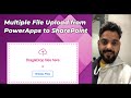 Power Automate Upload File To SharePoint Document Library Multiple File Upload To SharePoint Doc