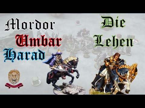 Böses Bündnis vs die Lehen 700PKT - LIGASPIEL - Battle Report/ Spielbericht- Herr der Ringe Tabletop